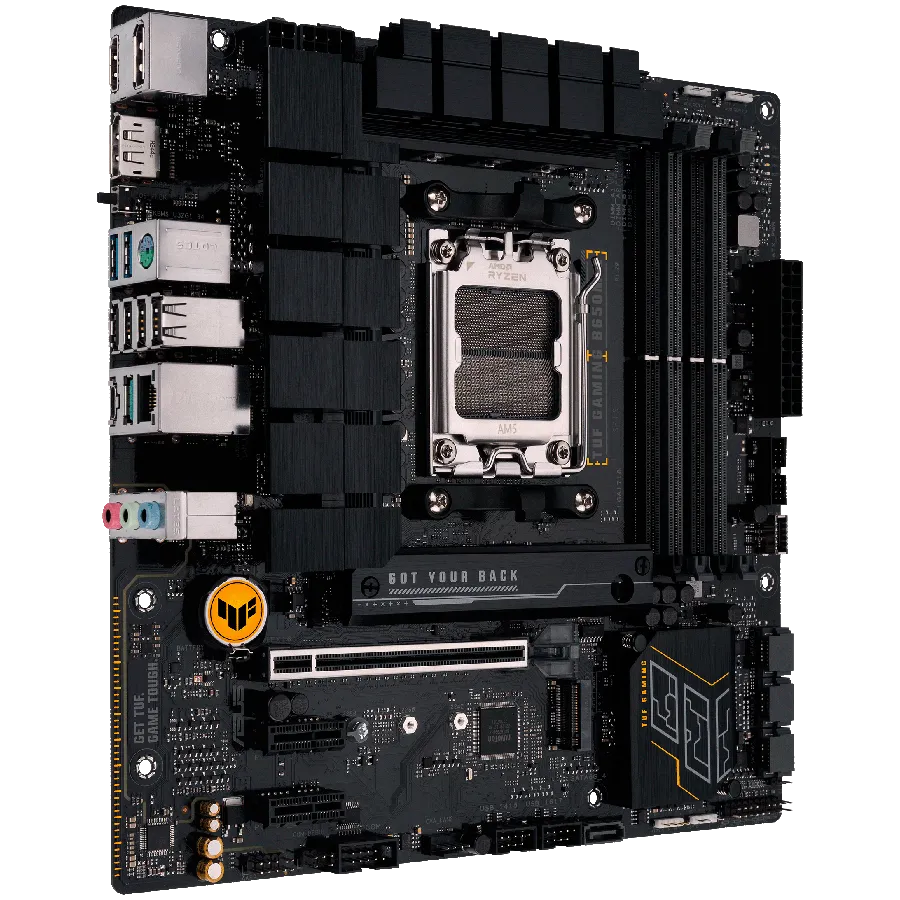 ASUS MB AM5 B650 4 x DIMM DDR5 2 x DisplayPort 1 x HDMI Wi-Fi 6 2 x M.2 4 x SATA micro-ATX — фото 2