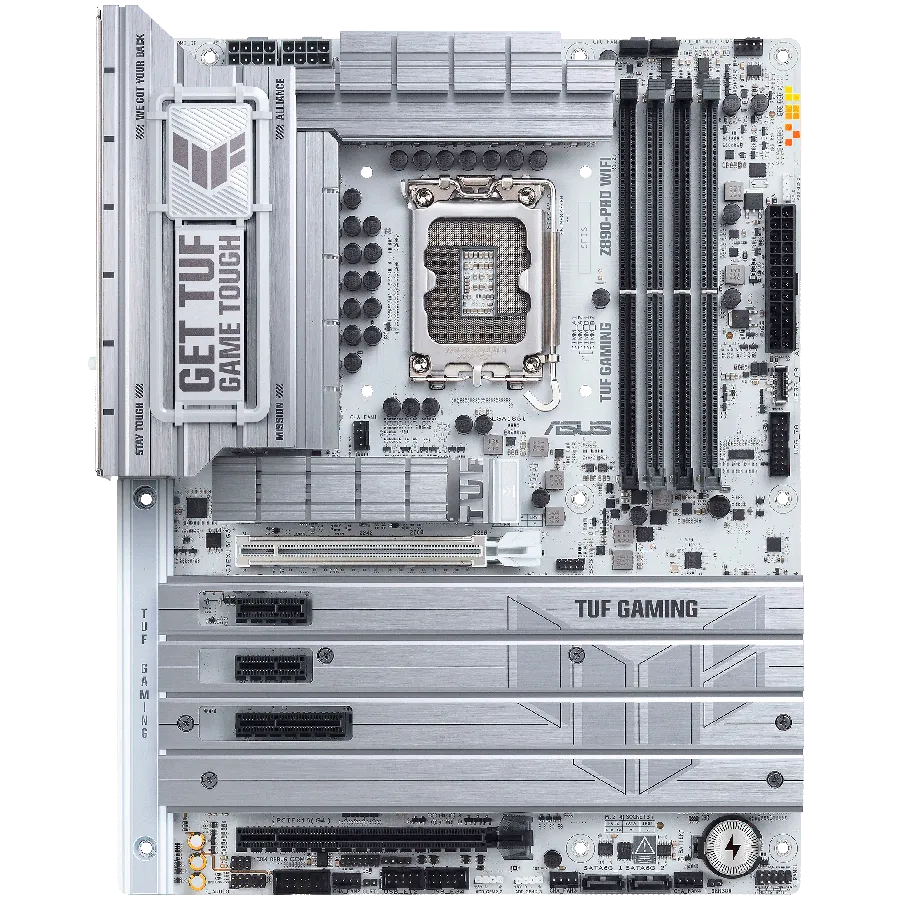 ASUS Main Board Desktop LGA1851 Intel Z890 Chipset 4 x DIMM slots, max. 256GB, DDR5 1 x DisplayPort 1 x HDMI 1 x Wi-Fi module 4 x M.2 slots 4 x SATA ATX Form Factor