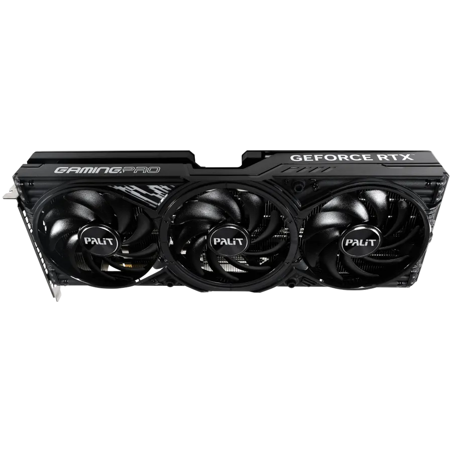 PALIT GeForce RTX 5070 Ti GamingPro-S 16GB GDDR7 256 bit, 1x HDMI 2.1b, 3x DP 2.1b, 3 Fan, 1x 16-pin pwr connector, 750W, 331.9 x 127.1 x 49.7 mm, NE7507T019T2-GB2031U — фото 3