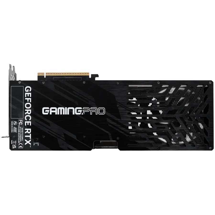 PALIT GeForce RTX 5070 Ti GamingPro-S 16GB GDDR7 256 bit, 1x HDMI 2.1b, 3x DP 2.1b, 3 Fan, 1x 16-pin pwr connector, 750W, 331.9 x 127.1 x 49.7 mm, NE7507T019T2-GB2031U — фото 4