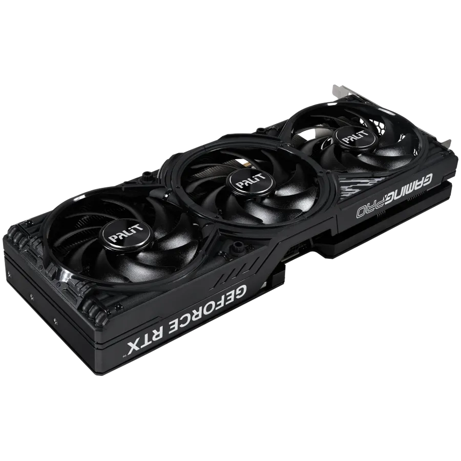 PALIT GeForce RTX 5070 Ti GamingPro-S 16GB GDDR7 256 bit, 1x HDMI 2.1b, 3x DP 2.1b, 3 Fan, 1x 16-pin pwr connector, 750W, 331.9 x 127.1 x 49.7 mm, NE7507T019T2-GB2031U — фото 5