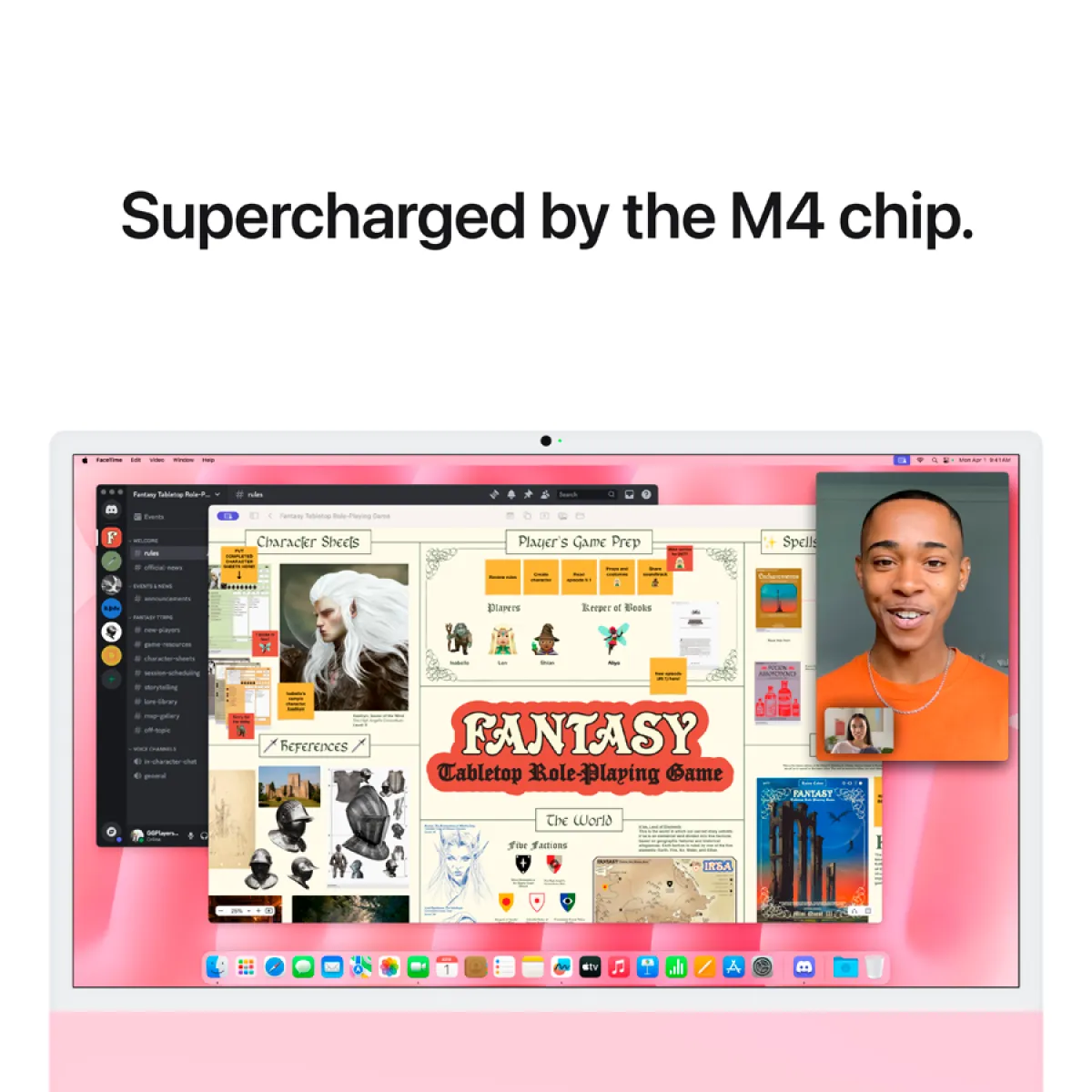 24-inch iMac with Retina 4.5K display: Apple M4 chip with 8‑core CPU and 8‑core GPU, 16GB, 256GB SSD - Pink,Model A3247 — фото 9