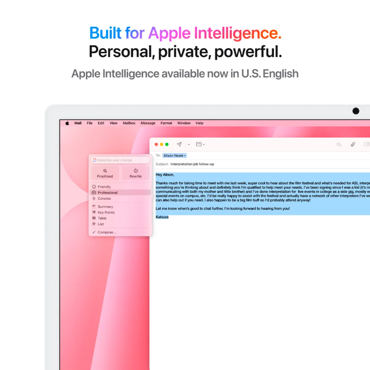 24-inch iMac with Retina 4.5K display: Apple M4 chip with 8‑core CPU and 8‑core GPU, 16GB, 256GB SSD - Pink,Model A3247 — фото 8