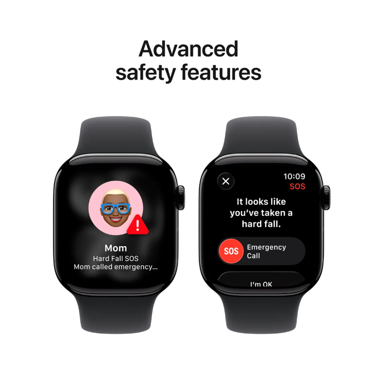 Apple Watch Series 11 GPS 42mm Jet Black Aluminium Case with Black Sport Band - M/L,Model A3331 — фото 10