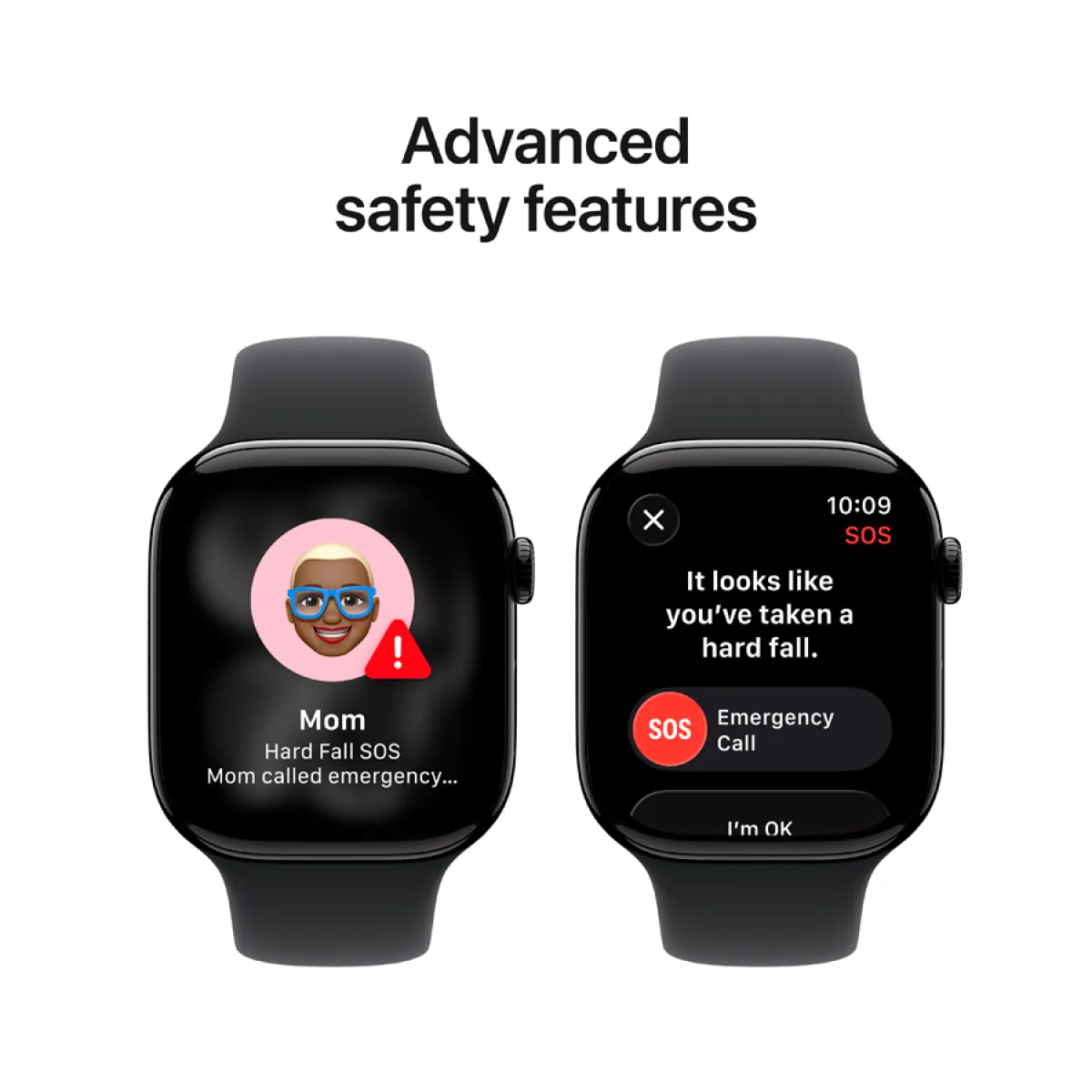 Apple Watch Series 11 GPS 46mm Jet Black Aluminium Case with Black Sport Band - M/L,Model A3333 — фото 10
