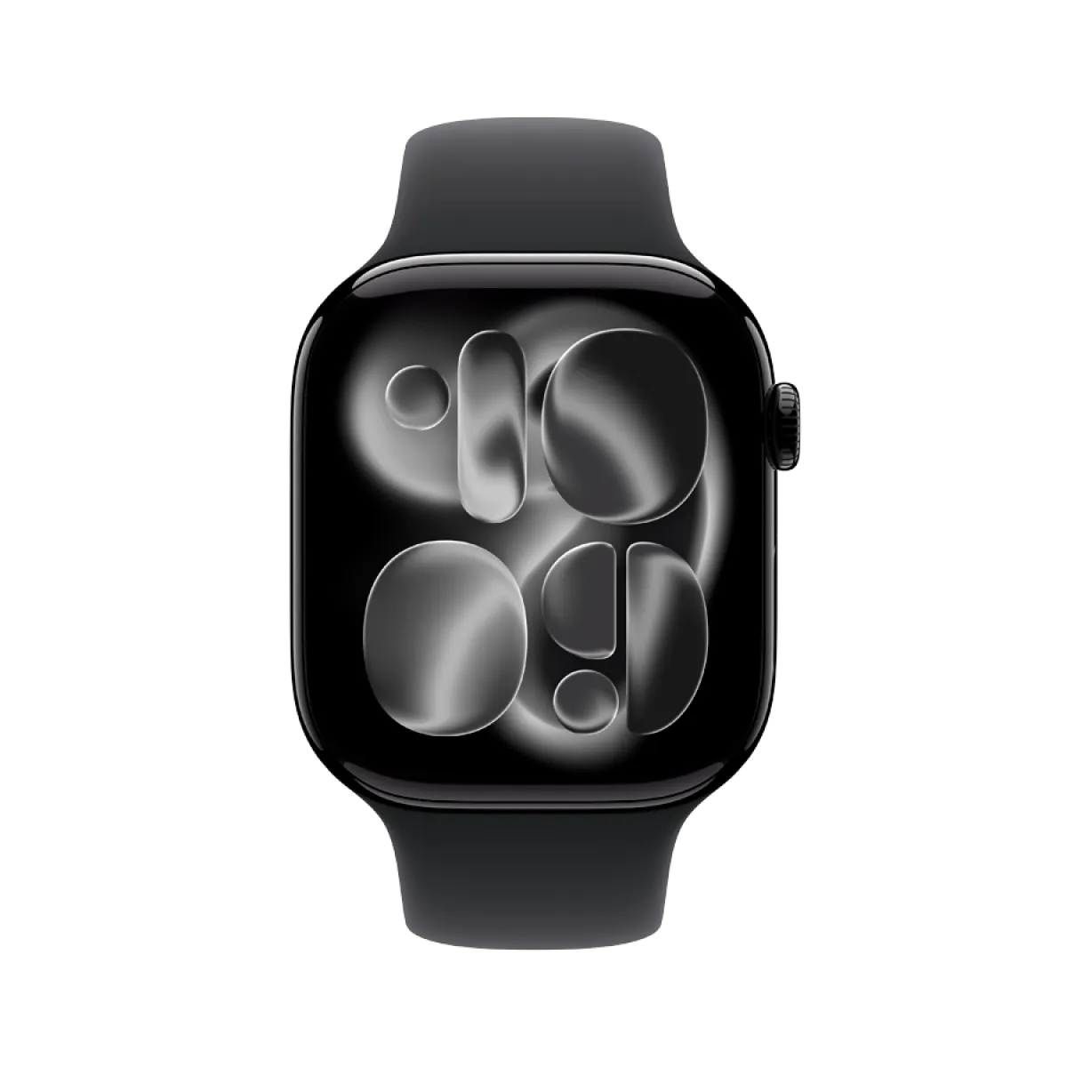 Apple Watch Series 11 GPS 46mm Jet Black Aluminium Case with Black Sport Band - M/L,Model A3333 — фото 6