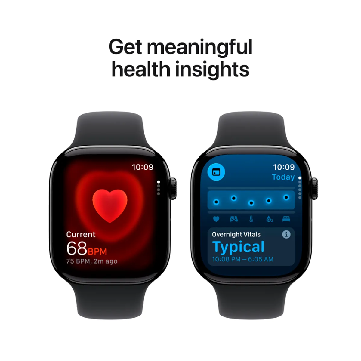 Apple Watch Series 11 GPS 46mm Jet Black Aluminium Case with Black Sport Band - M/L,Model A3333 — фото 9