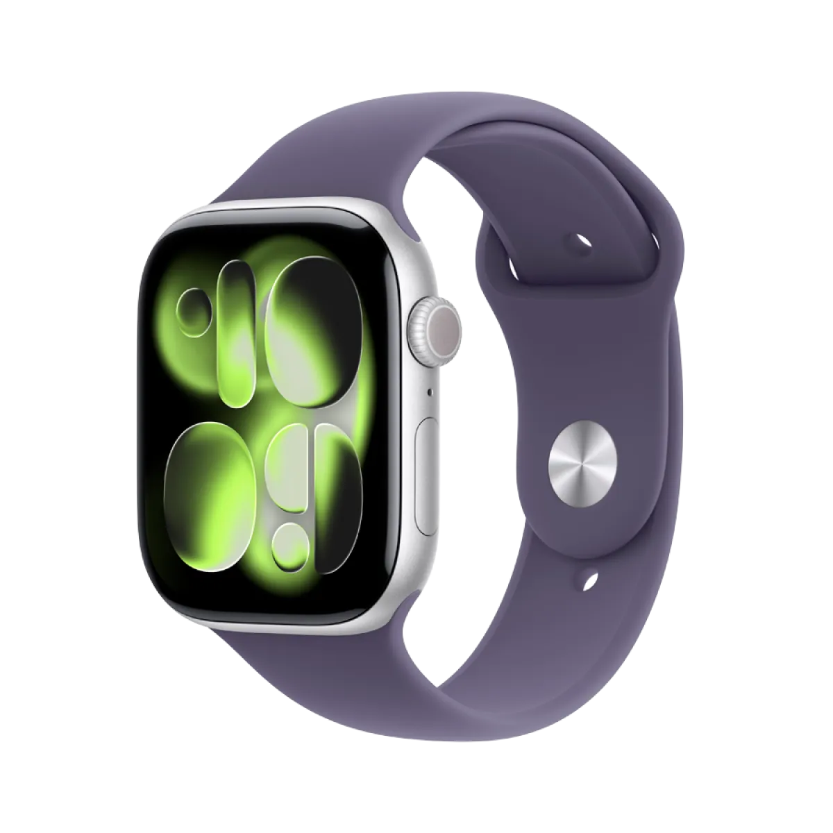 Apple Watch Series 11 GPS 46mm Silver Aluminium Case with Purple Fog Sport Band - M/L,Model A3333 — фото 5