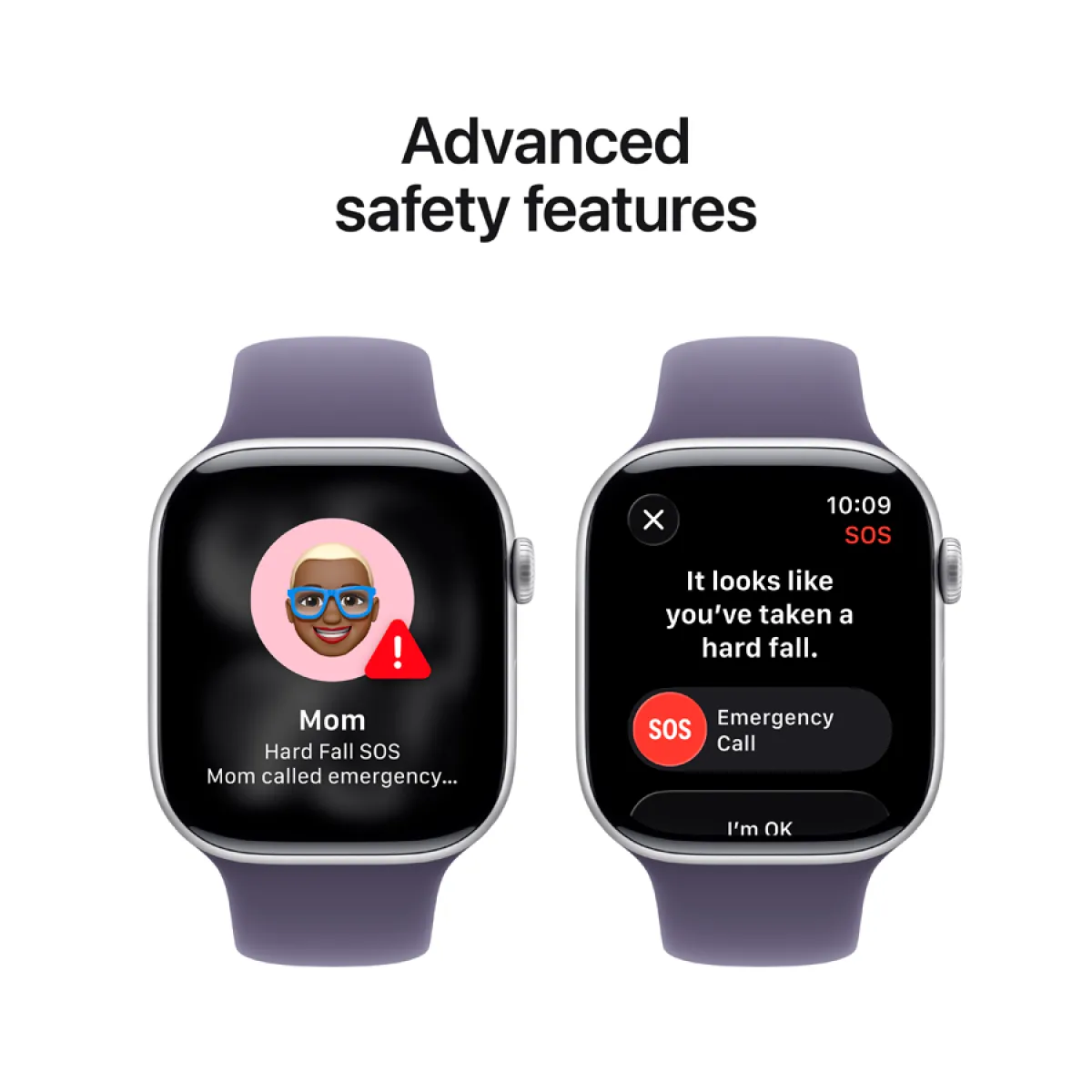 Apple Watch Series 11 GPS 46mm Silver Aluminium Case with Purple Fog Sport Band - M/L,Model A3333 — фото 10