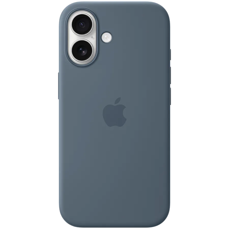iPhone 17 Silicone Case with MagSafe - Anchor Blue,Model A3558