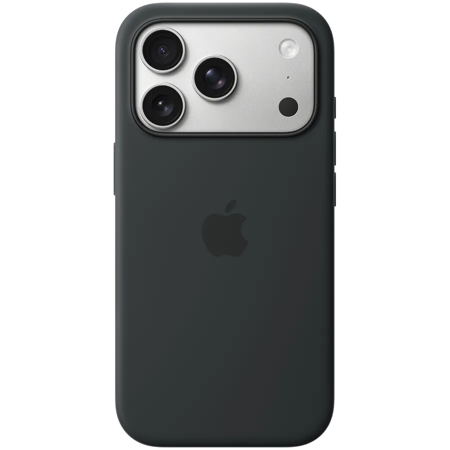 iPhone 17 Pro Silicone Case with MagSafe - Black,Model A3559