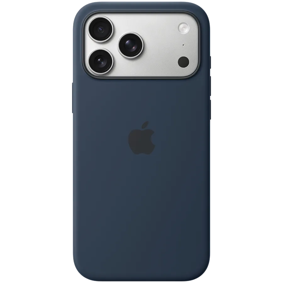iPhone 17 Pro Max Silicone Case with MagSafe - Midnight,Model A3560