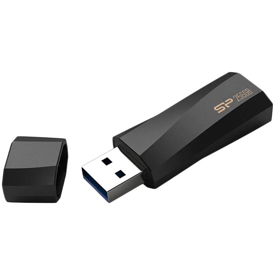 Silicon Power Blaze - B07 256GB Pendrive USB 3.2 Gen 1 Black, anti bacterial coating — фото 3