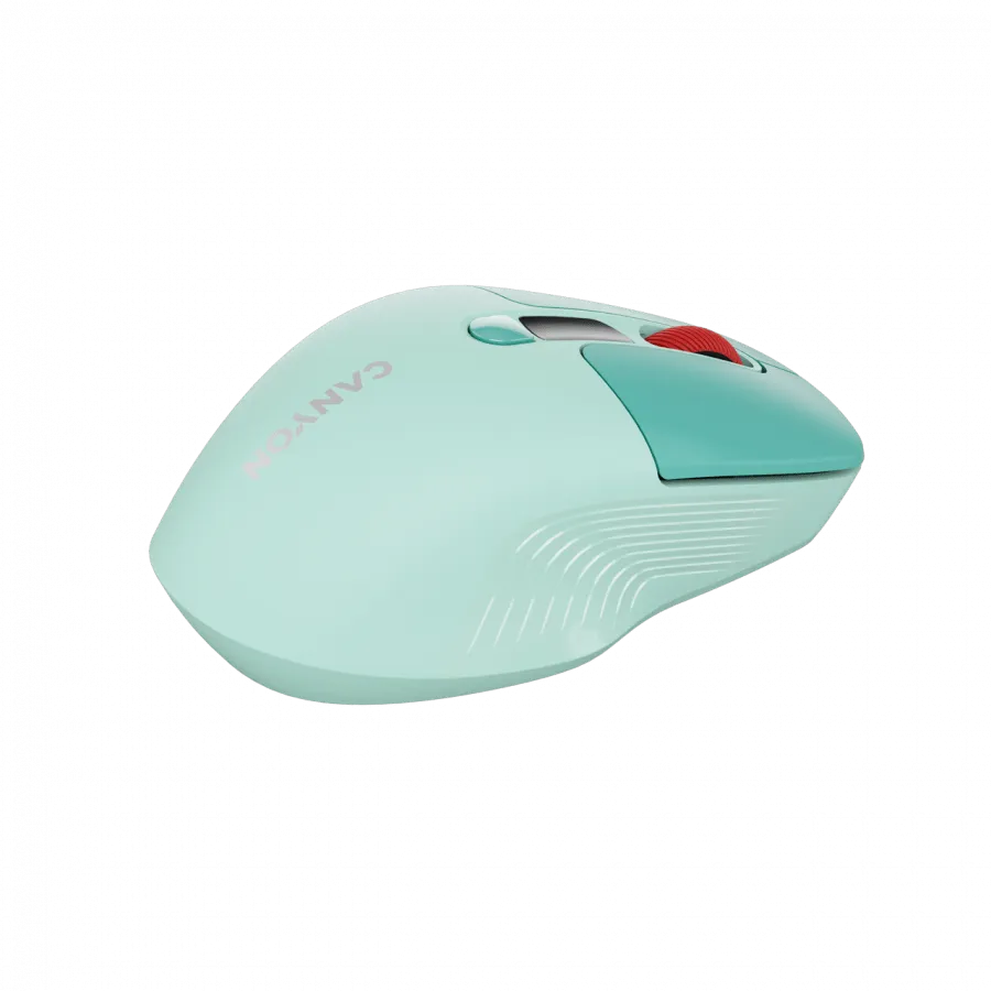 CANYON mouse MW-26 LCD Silent Dual Mode Wireless Green — фото 6