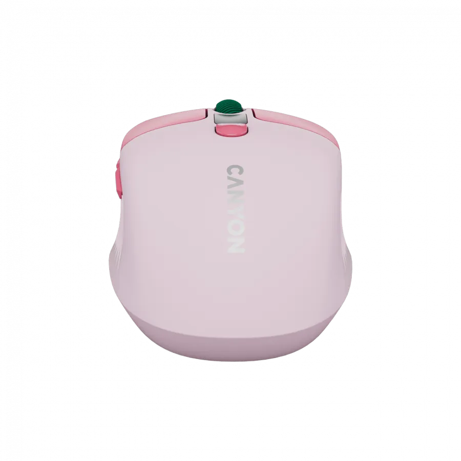 CANYON mouse MW-26 LCD Silent Dual Mode Wireless Pink — фото 4