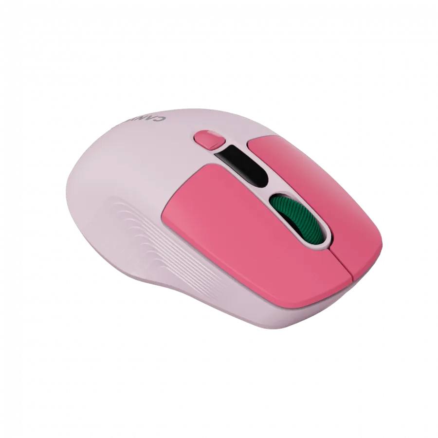 CANYON mouse MW-26 LCD Silent Dual Mode Wireless Pink — фото 8