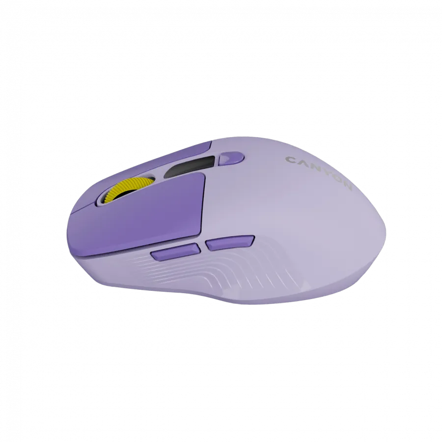 CANYON mouse MW-26 LCD Silent Dual Mode Wireless Violet — фото 2