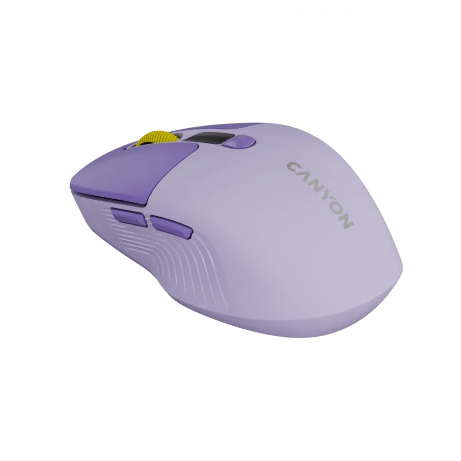 CANYON mouse MW-26 LCD Silent Dual Mode Wireless Violet — фото 3
