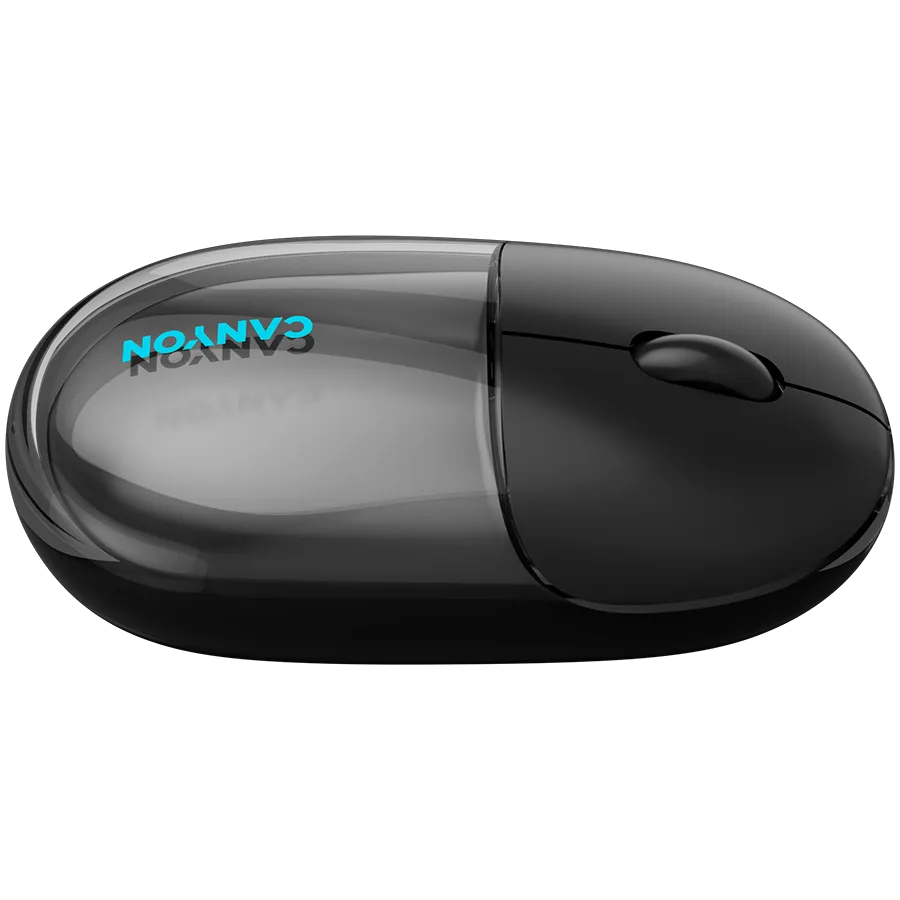 CANYON mouse OnClick 24 BT/ Wireless Transparent/Black — фото 6
