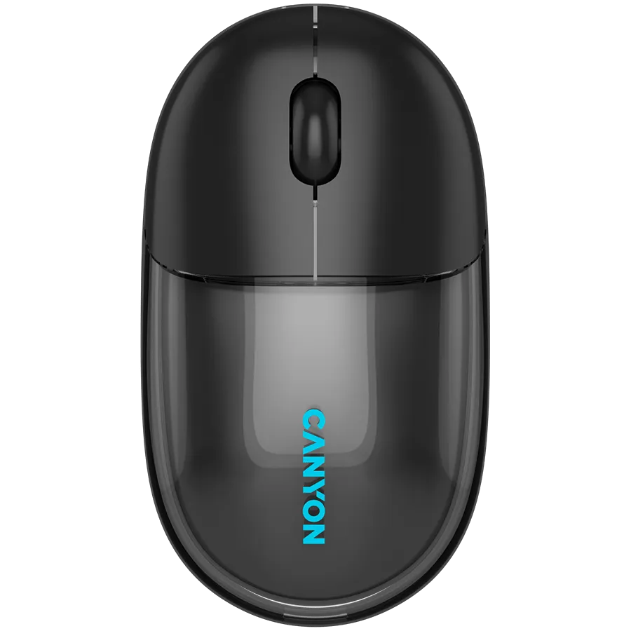 CANYON mouse OnClick 24 BT/ Wireless Transparent/Black