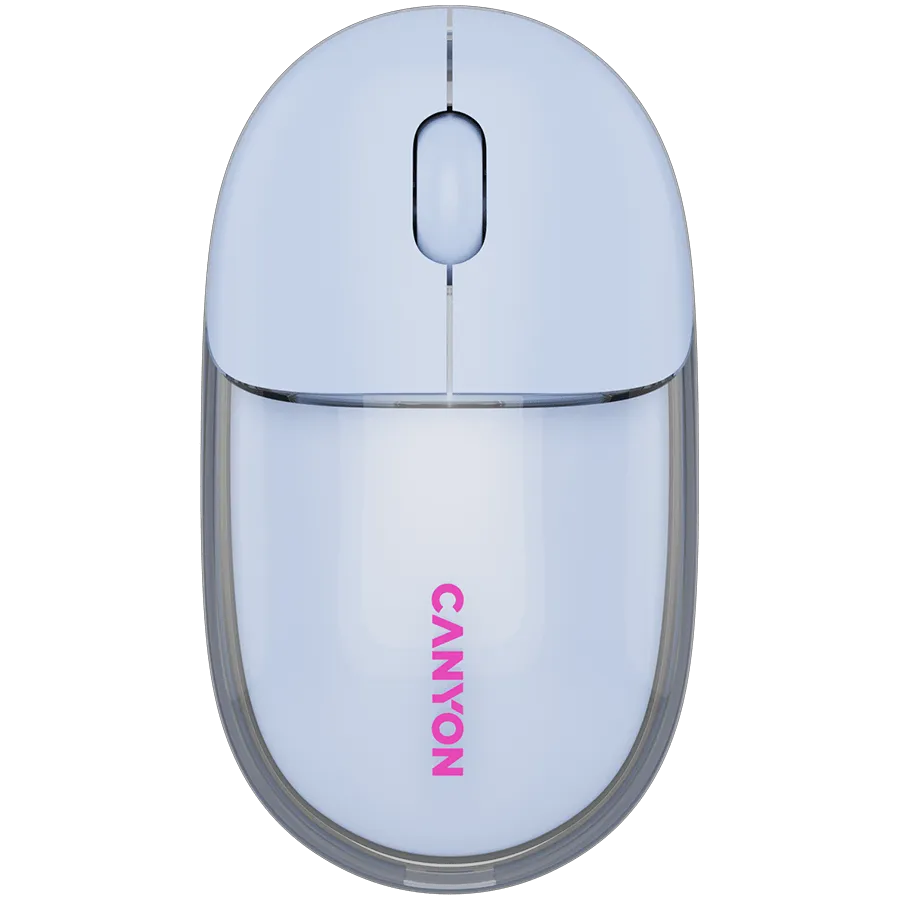 CANYON mouse OnClick 24 BT/ Wireless Transparent/Blue
