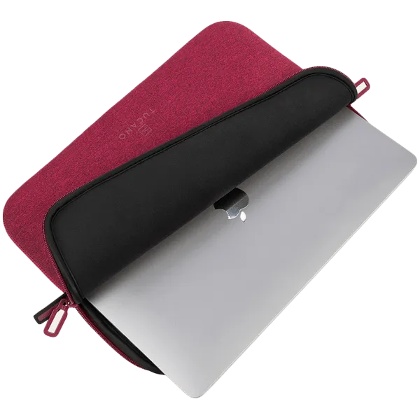TUCANO MELANGE SLEEVES FOR MacBook Air 15 (2023)/ MacBook Pro 15 (2016-2019)/ Laptop 14/ Laptop 13 Burgundy — фото 4