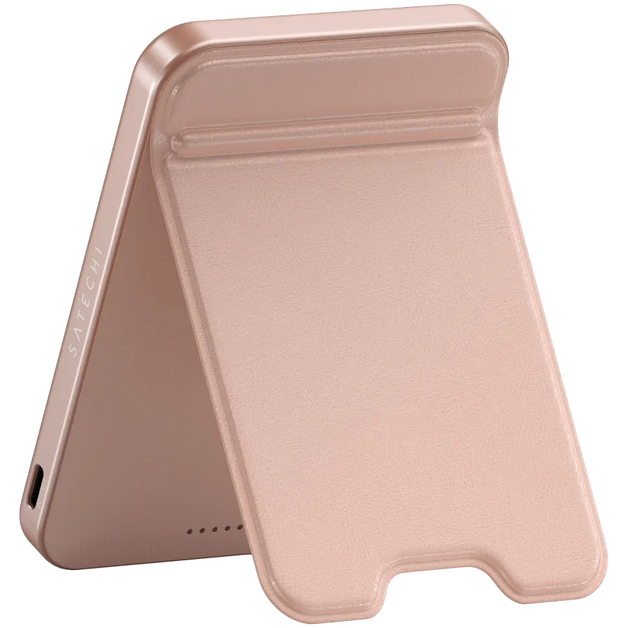 SATECHI Qi2 5K Magnetic Power Bank with Stand (Desert Rose) — фото 2