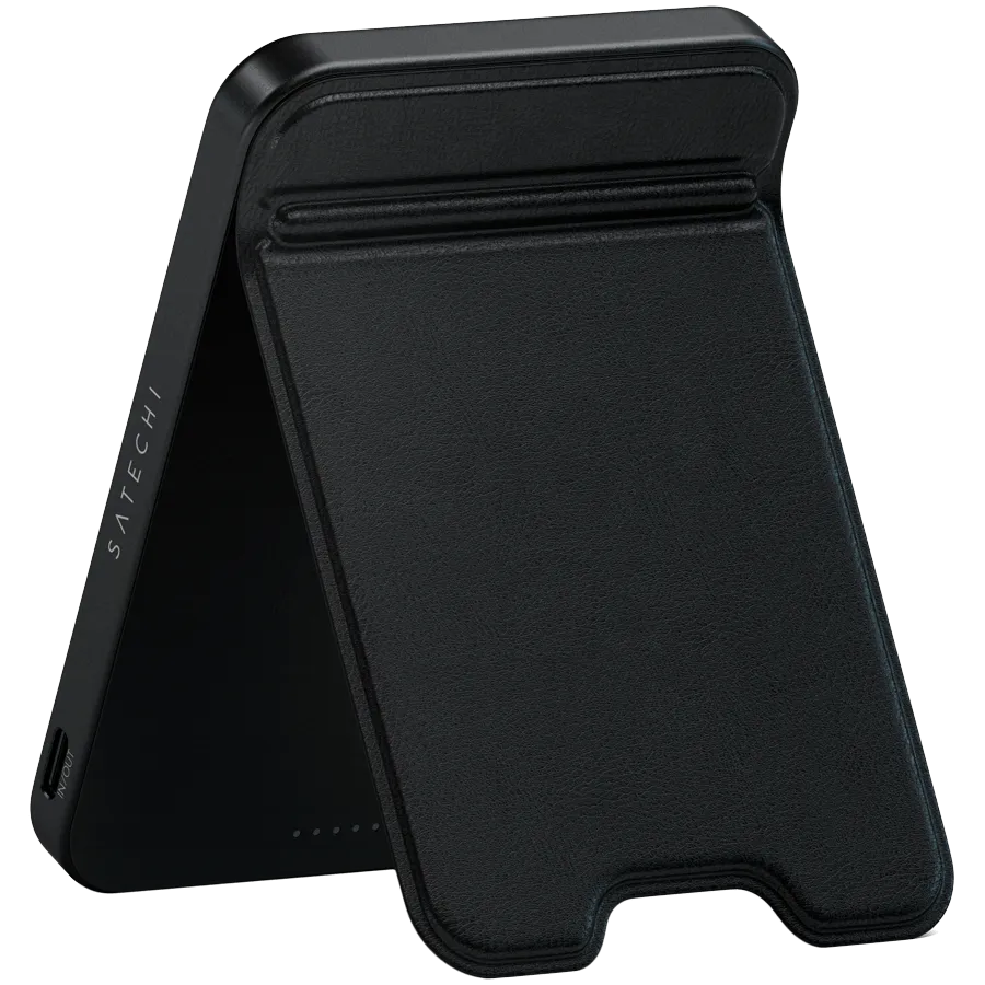 SATECHI Qi2 5K Magnetic Power Bank with Stand (Black) — фото 2