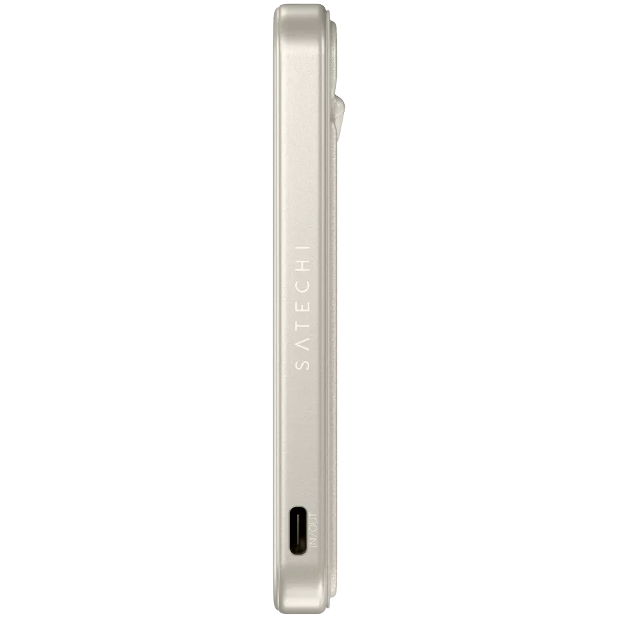 SATECHI Qi2 5K Magnetic Power Bank with Stand (Sand) — фото 5