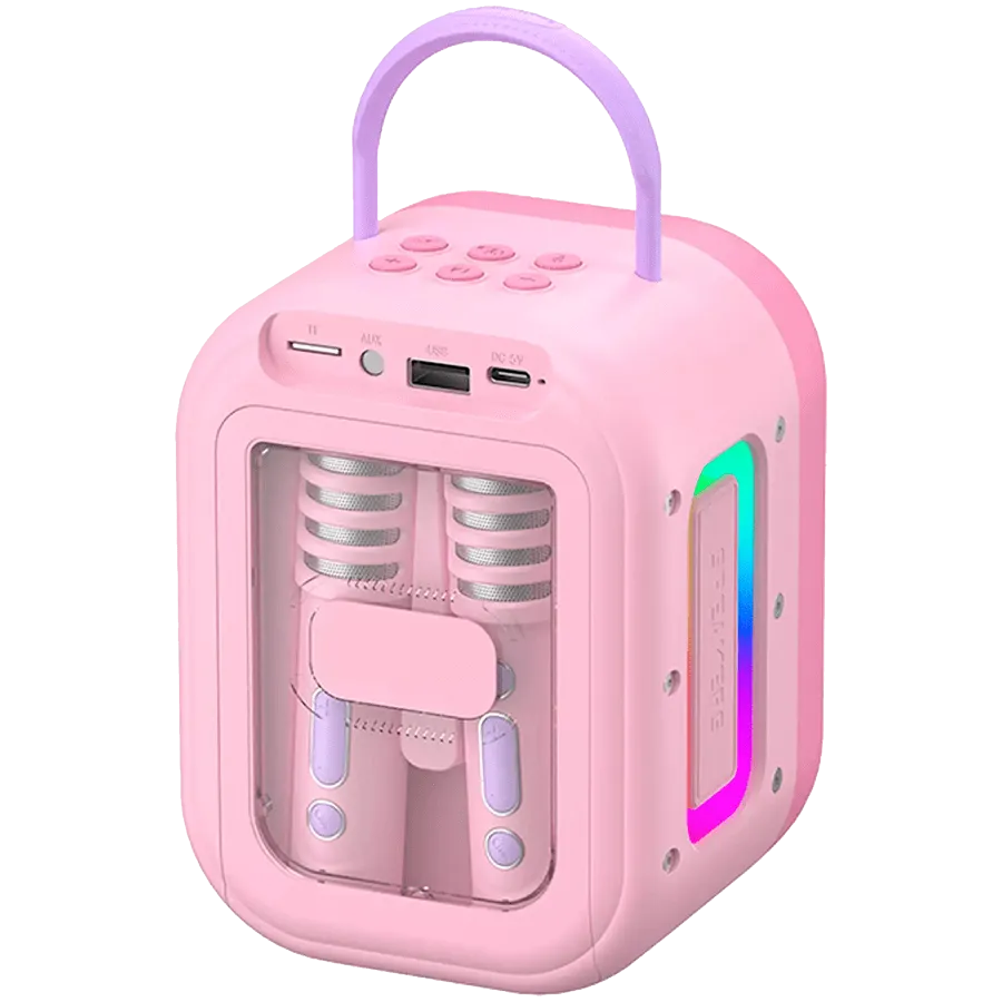 ttec VocalMate Portable Wireless Child Karaoke Set,Balerina Pink — фото 4