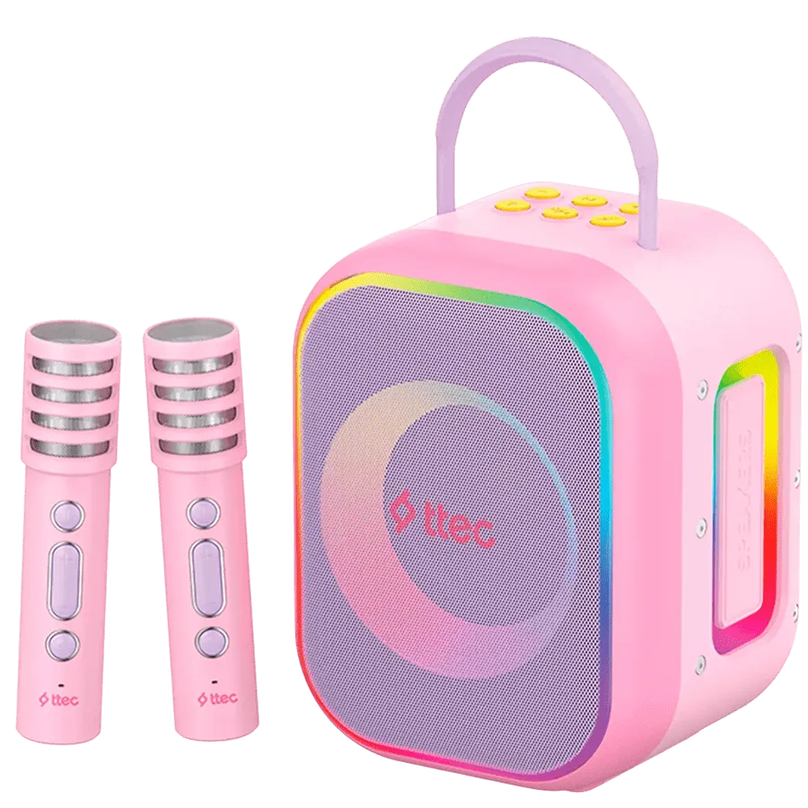 ttec VocalMate Portable Wireless Child Karaoke Set,Balerina Pink — фото 3