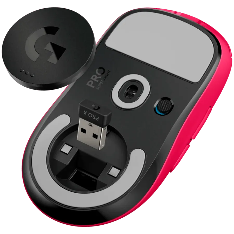 LOGITECH G PRO X SUPERLIGHT 2c compact wireless gaming mouse - PINK - 2.4GHZ- EER2-933 — фото 5