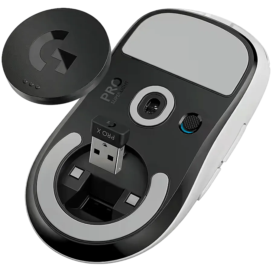 LOGITECH G PRO X SUPERLIGHT 2c compact wireless gaming mouse - WHITE - 2.4GHZ - EER2-933 — фото 5