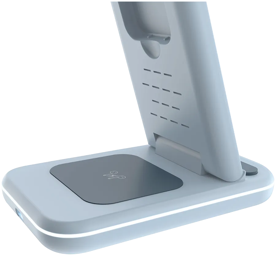 CANYON wireless charger WS-304 15W 3in1 Blue — фото 8