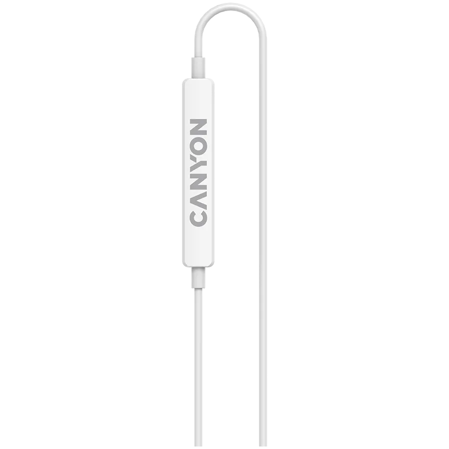 CANYON headphones SEP-6 TYPE-C HiRes sound White — фото 3