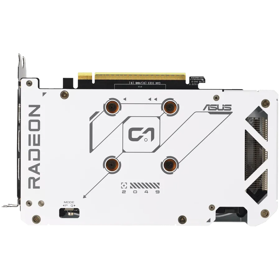 ASUS Video Card AMD Radeon RX 9060 XT White 16GB GDDR6 2220 / 3230 , 2048sp, 32 RT-core, 128 bit, 2.5 slots, 8 pin, HDMI, DisplayPort — фото 5