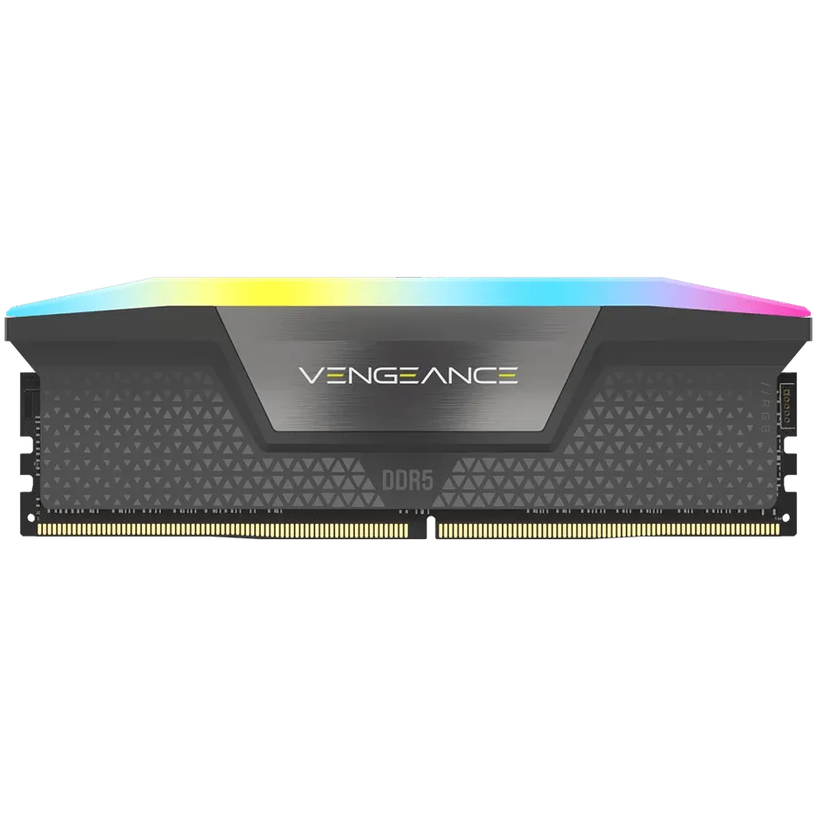 CORSAIR VENGEANCE RGB DDR5 16GB (1 x 16GB) DDR5 6000 CL36-44-44-96 1.35V Intel XMP & AMD EXPO - GREY