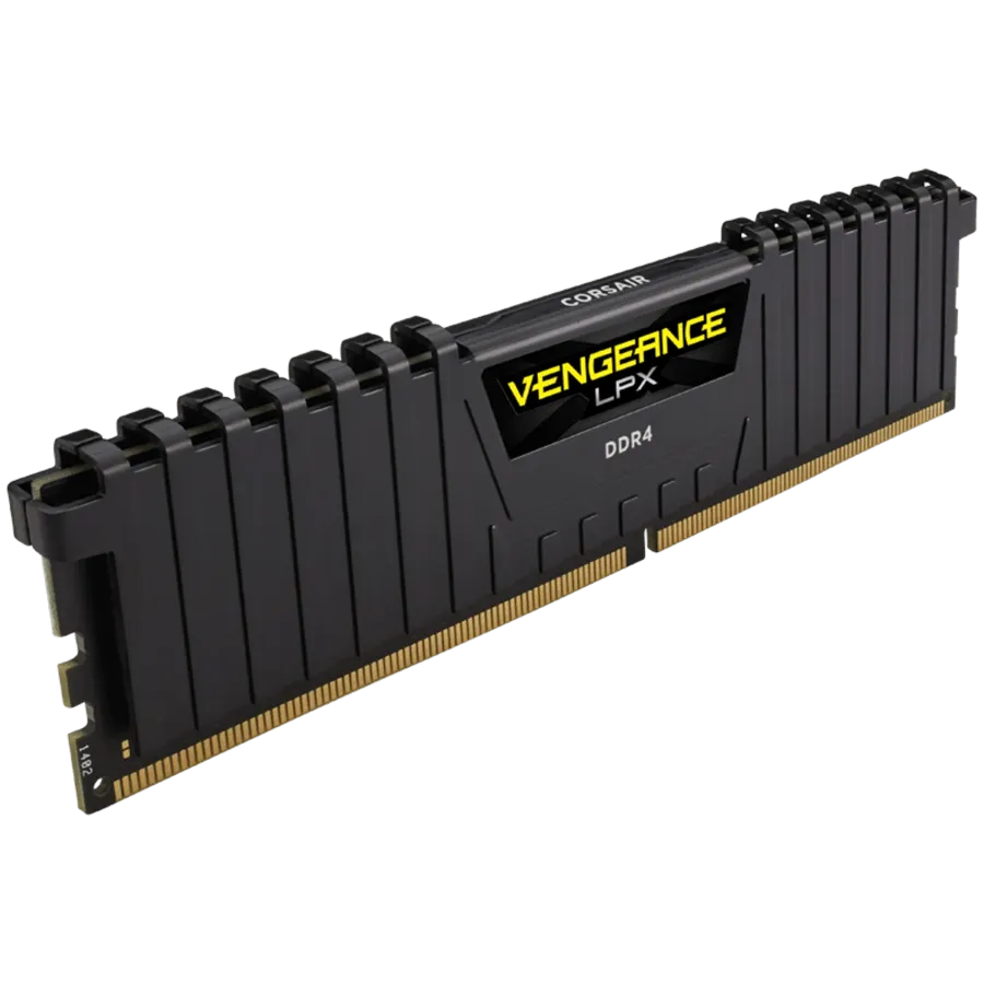CORSAIR DDR4, 3200MHz 8GB 1x8GB Dimm, Unbuffered, Single Rank, 16-20-20-38, XMP 2.0, Vengeance LPX black Heatspreader, Black PCB, 1.35V — фото 2