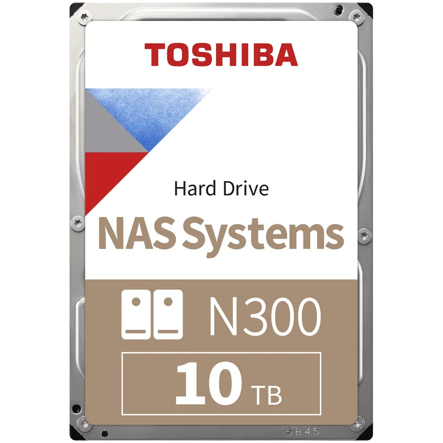 HDD NAS TOSHIBA N300 10TB CMR, 3.5'', 512MB, 7200RPM, SATA, TBW: 180