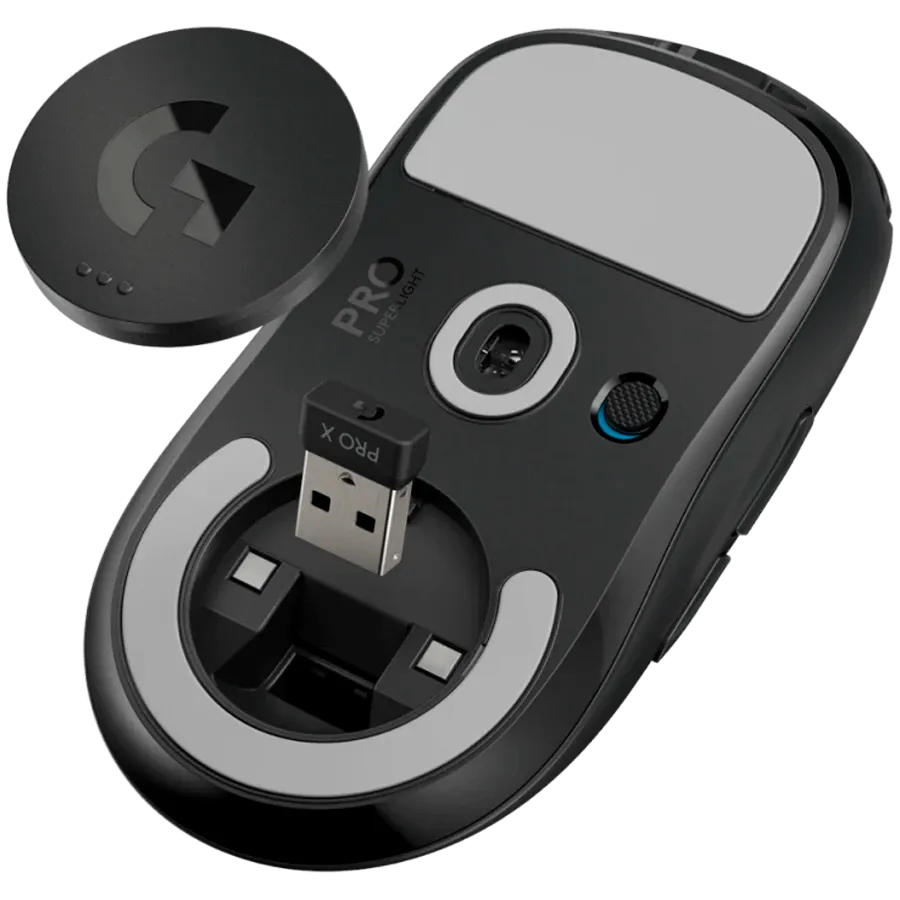 LOGITECH G PRO X SUPERLIGHT 2c compact wireless gaming mouse - BLACK - 2.4GHZ - EER2-933 — фото 5