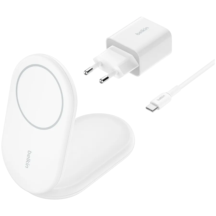 BELKIN Qi2 15w Magnetic Stand, White — фото 5