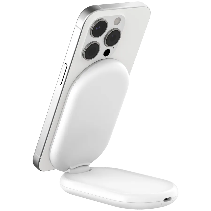 BELKIN Qi2 15w Magnetic Stand, White — фото 7