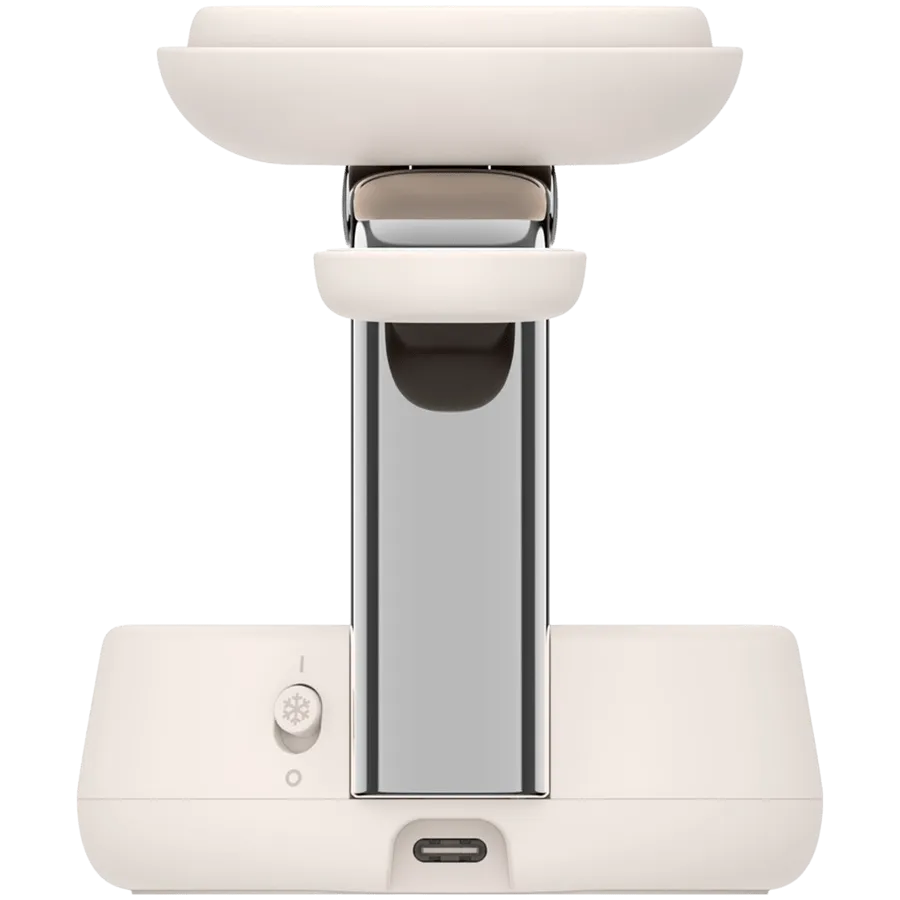 BELKIN 25w QI2 3-IN-1 Wireless Charging Stand, Sand — фото 4