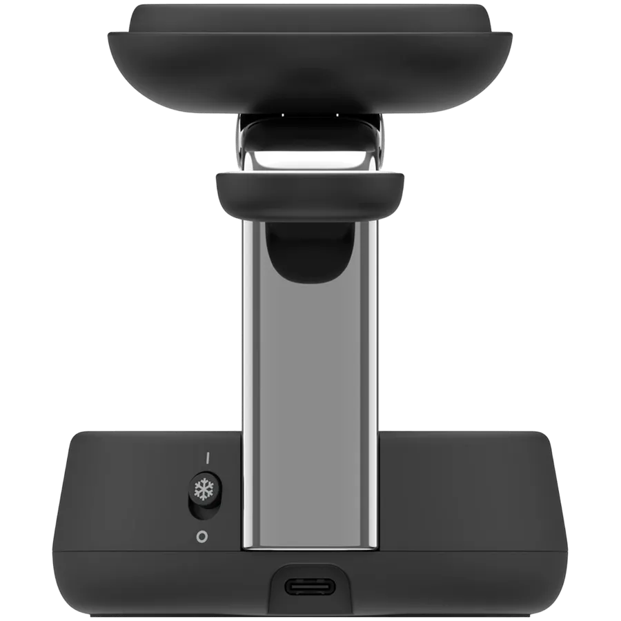 BELKIN 25w QI2 3-IN-1 Wireless Charging Stand, Black — фото 4