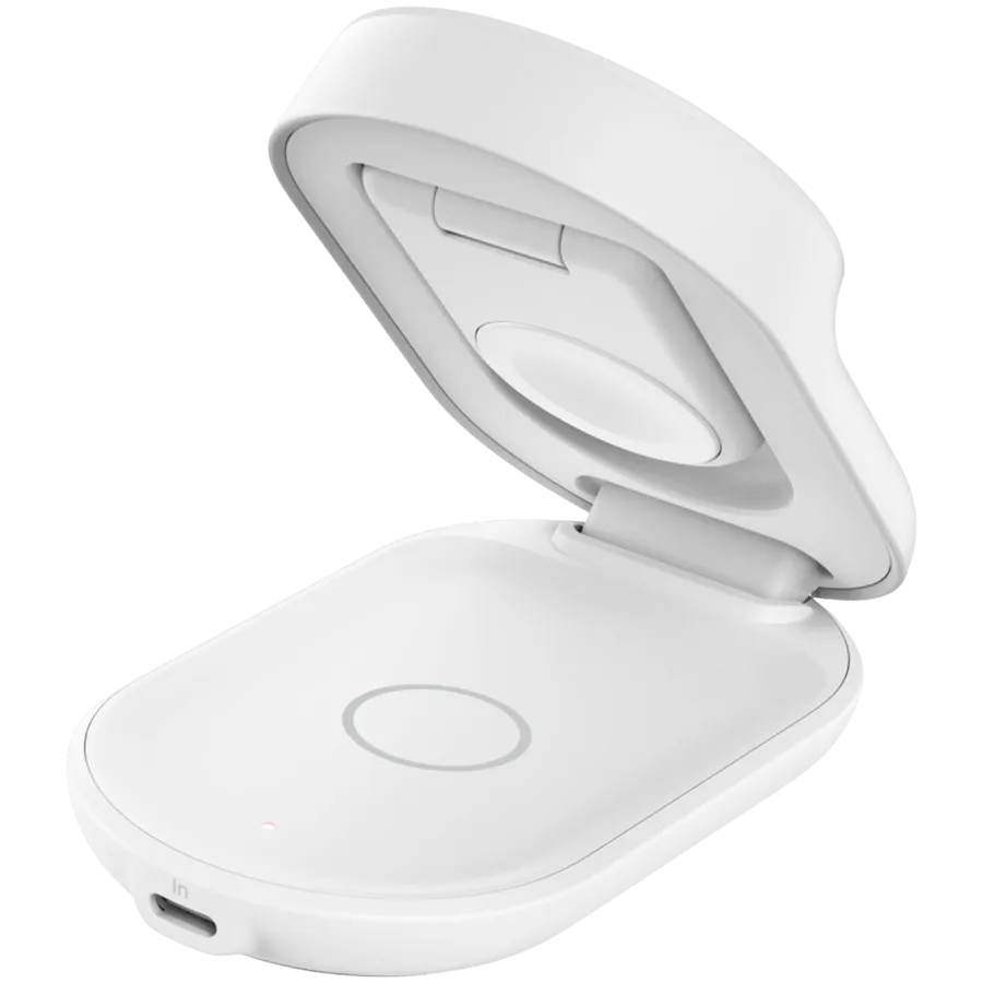 BELKIN 25w Qi2 3-IN-1 Foldable Charger, White — фото 3