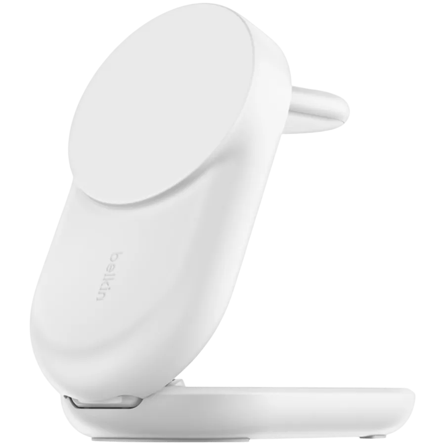 BELKIN 25w Qi2 3-IN-1 Foldable Charger, White — фото 2