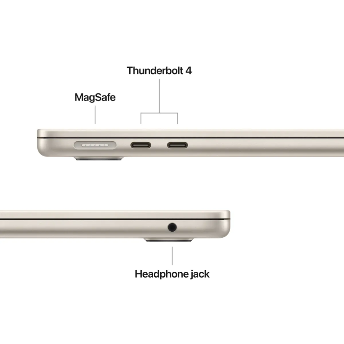 13-inch MacBook Air: Apple M5 chip with 10-core CPU and 10-core GPU, 16GB, 1TB SSD - Starlight,Model A3449 — фото 11
