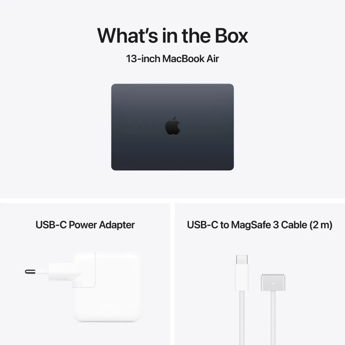 13-inch MacBook Air: Apple M5 chip with 10-core CPU and 10-core GPU, 24GB, 1TB SSD - Midnight,Model A3449 — фото 17
