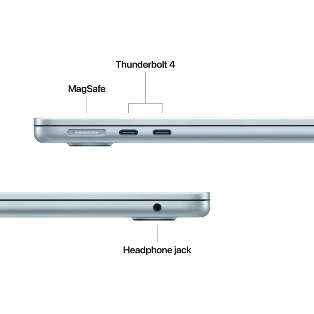 13-inch MacBook Air: Apple M5 chip with 10-core CPU and 10-core GPU, 24GB, 1TB SSD - Sky Blue,Model A3449 — фото 12