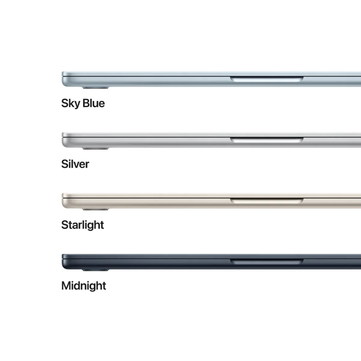 13-inch MacBook Air: Apple M5 chip with 10-core CPU and 10-core GPU, 24GB, 1TB SSD - Sky Blue,Model A3449 — фото 6